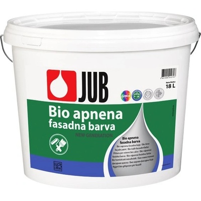 Jub Bio Vápenná Fasádní barva 18l bílá