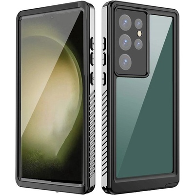 Samsung Galaxy S23 Ultra REDPEPPER Водоустойчив / Удароустойчив Калъф + Скрийн Протектор - Черен, IP68