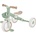 Globber детско триколесно колело - Learning Trike 2in1 PLUS Ecologic Pistachio (737-109)