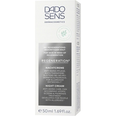 Dado Sens Regeneration E energický nočný krém na citlivú pleť 50 ml