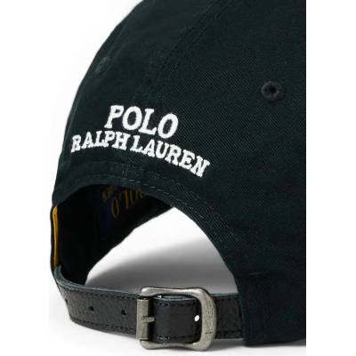 Ralph Lauren Памучна шапка с козирка Polo Ralph Lauren в черно с апликация 710960311 (710960311)