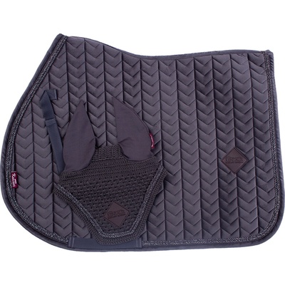 KENTAUR Set podsedlová dečka a čabraka 40598 šedá