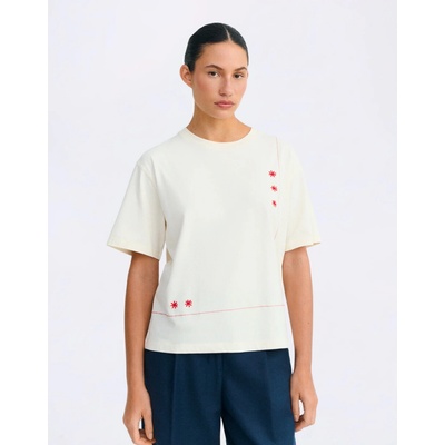 Thinking MU Sole Mio Pannacota Lucia Tee ECRU