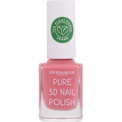 Dermacol Pure 3D Nail Polish Lak na nehty s 3D efektem 05 Rose Veil 11 ml