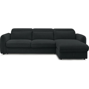 Bobochic Черен ъглов диван Achille - Bobochic Paris (WT-SETE-NR3R--W_1 P1388)