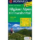 Allgauer Alpen, Kleinwalsertal (Kompass - 3) - turistická mapa