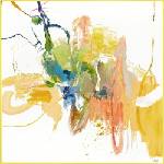 Malerifabrikken Картина с ръчно изрисувани елементи 102x102 cm Confidential Yellow - Malerifabrikken (952-100773-100100-ACR)