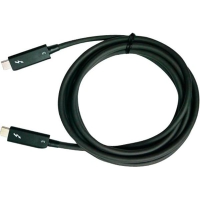 QNAP QNAP Thunderbolt 3 кабел, USB-C към USB-C, черен, 2m (CAB-TBT320M-40G-LINTES)