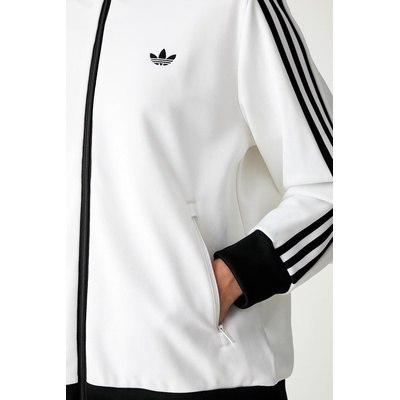 Adidas суичър с цип дамски с памук Beckenbauer (KV9565)