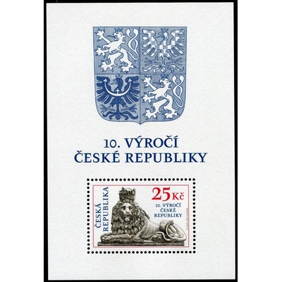 Česká pošta (2003) A 346 A ** - Česká republika - 10. výročí ČR ( RZ 11 3/4 )