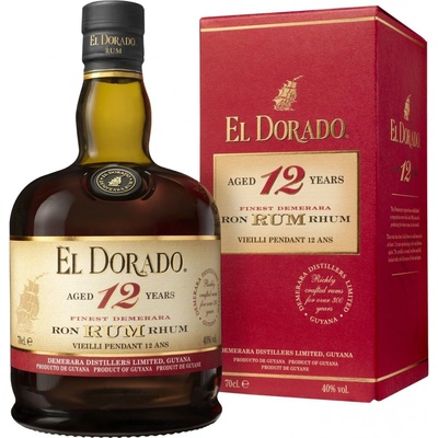 El Dorado Rum 12y 40% 0,7 l (kartón)