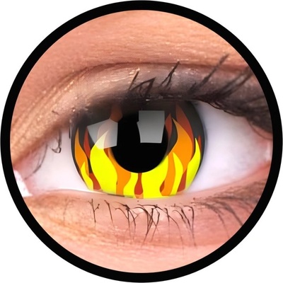 MaxVue Colour Crazy Flame Hot šošovky ročné 2 ks