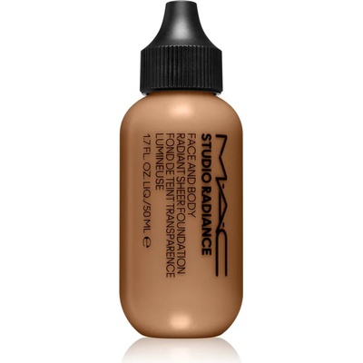 MAC Cosmetics Studio Radiance Face and Body Radiant Sheer Foundation лек фон дьо тен за лице и тяло цвят N5 50ml