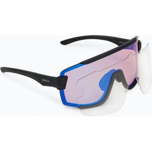 Smith Optics Слънчеви очила Smith Wildcat matte black/chromapop low light rose blue mirror/clear Слънчеви очила