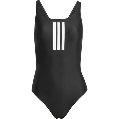 Adidas Дамски бански костюм Adidas Women's 3 Stripes Mid Suit Swimsuit - Black / White - размер 36 (EU) (150-4472-0114)