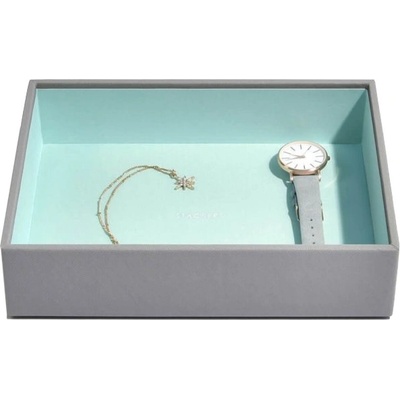Stackers box na šperky Grey Mint Classic Open tyrkysová 73549