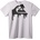 NOONEBRAND Тениска Капещо вълнообразно лого - XS, White