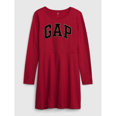 GAP detské šaty s logom červená