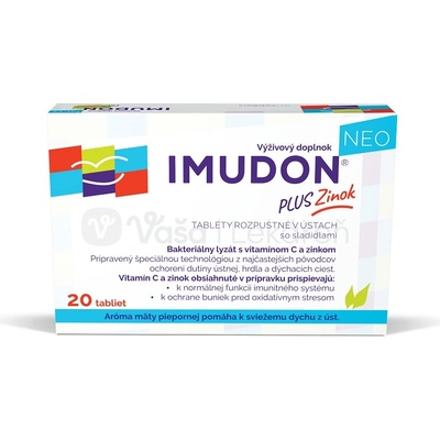 Bioveta Imudon Neo + Zinekl 20 tabliet