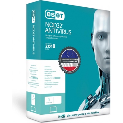 ESET NOD32 Antivirus 1 lic. 24 mes.