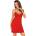 Donna Felicia НощницаV-57401-Czerwony - Бордо, размер 42