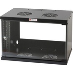 TECHLY I-CASE EL-1006B45 6U Стенен шкаф 60/45 еко черен (I-CASE EL-1006B45)