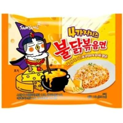 Samyang Buldak Quattro Cheese štipľavé kuracie rezance 140 g
