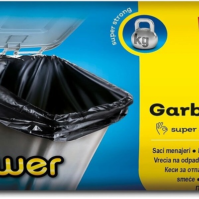 FINO Power Vrecia zaväzovacie 160l 45µm 10 ks čierne