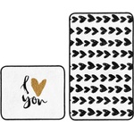 Mila Home Бели/черни килими за баня в комплект 2 бр. 60x100 cm - Mila Home (Bathmat-2li-Set46)