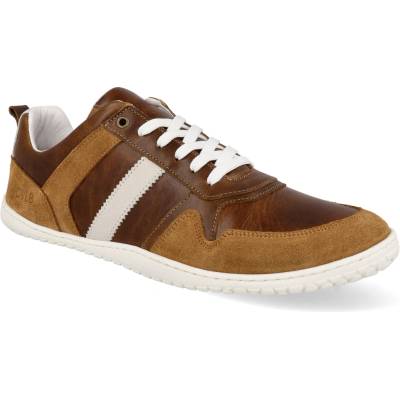 Develab Men Low Cut Sneaker Laces Cognac Nappa hnedé