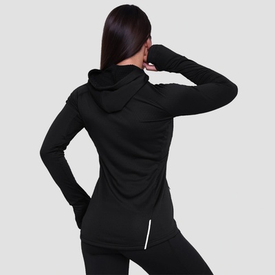 GymBeam Women‘s Pulse 1/2 Zip Running Sweatshirt Black