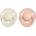 BIBS De Lux Natural Rubber Size 2: 6+ months биберон Ivory / Blush 2 бр