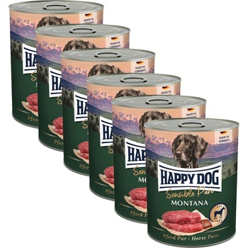 Happy Dog Pferd Pure Montana - 6 x 800 г / конь