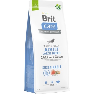 Brit Care Sustainable Adult Large Breed Chicken & Insect 12 kg