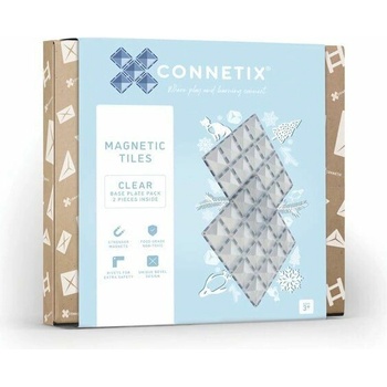 CONNETIX Sada 2 magnetických podložiek Clear