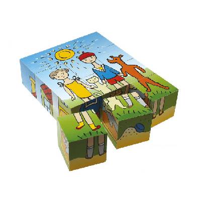 [:cs]Dřevěné skládací kostky – Obrázkové kostky PEJSEK a KOČIČKA – 12 kostek - pohádkové kostky - český výrobek[:en]Didactic wooden toys – WOODEN PICTURE CUBES, DOG AND CAT – educational wooden toys –