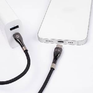 Forever Кабел данни USB-C- USB-C Forever Sleek 60W черен