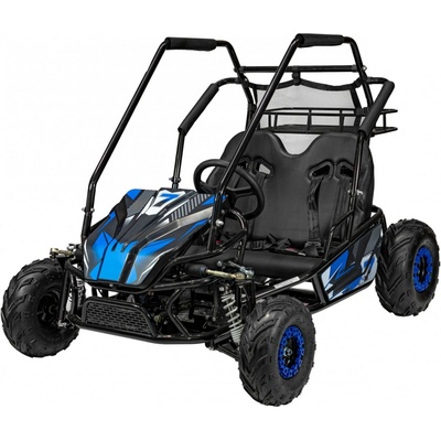 mamido Dětské benzínové autíčko Buggy LUCKY SEVEN modré – Zboží Dáma