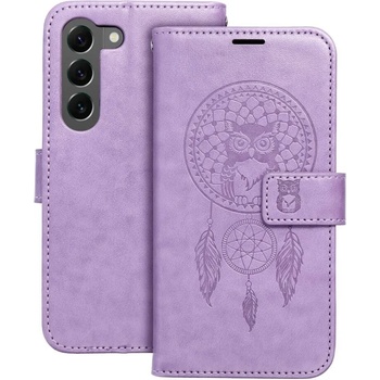 Image 1 of Forcell Кожен Калъф за Samsung S23 Plus, Forcell Mezzo Book Case, Лилав (5903396188558)