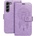 Forcell Кожен Калъф за Samsung S23 Plus, Forcell Mezzo Book Case, Лилав (5903396188558)
