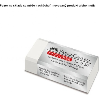 Faber-Castell guma PVC Free biela