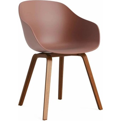 Hay AAC 222 Lacquered Walnut Veneer / soft brick