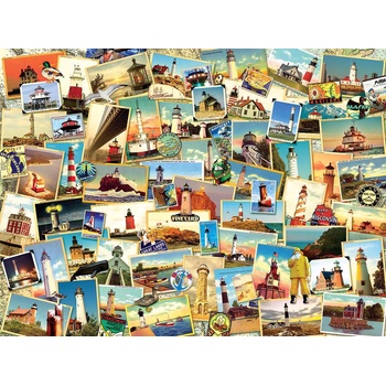 SunsOut - Puzzle Thacker - Northern Lighthouses - 1 000 piese