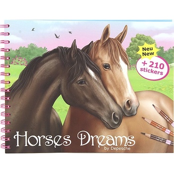 Omalovánky Horses Dreams 210 samolepek