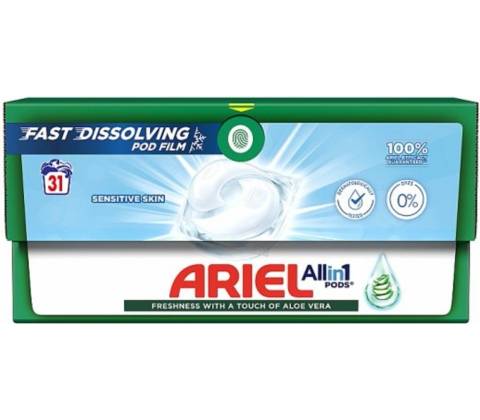 Ariel Sensitive kapsule 31 PD