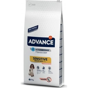 Affinity Advance Dog Medium/Maxi Adult Sensitive - сьомга и ориз, високачествена храна за чувствителни или алергични кучета от средни и едри породи, Испания - 3 кг