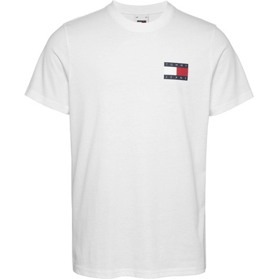 Tommy Jeans Тениска Tommy Jeans Men's Slim Essential Flag Regular Fit T-Shirt - White