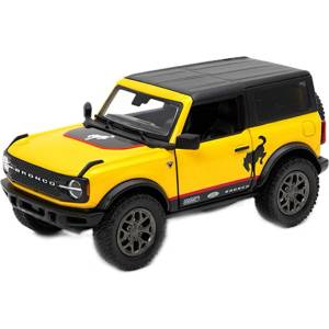 Kinsmart Метална количка Kinsmart Livery Edition - 2022 Ford Bronco, 1: 34, жълта (52125)