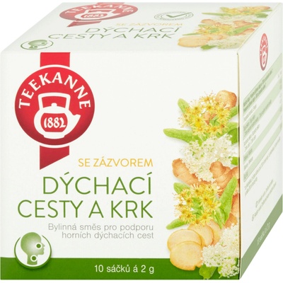Teekanne čaj dýchací cesty a krk se zázvorem 20 g