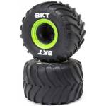 Losi Загубено колело с гума MT, badlock зелен(2): Mini LMT